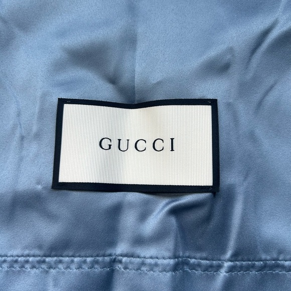 Gucci Other - 3 Authentic Gucci Light Blue Satin Garment Bags  34.5 x 24.5